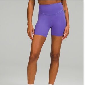 Lululemon Base Pace Bike Shorts in Purple Size 8